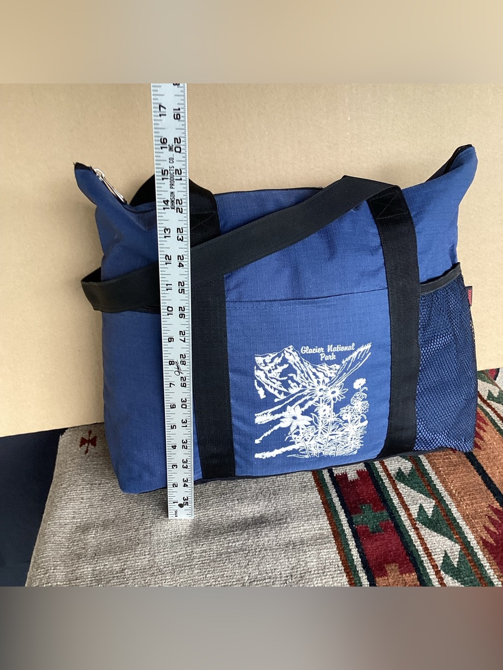 Zoom gear glacier national park tote bag zippered - Picture 10 of 15